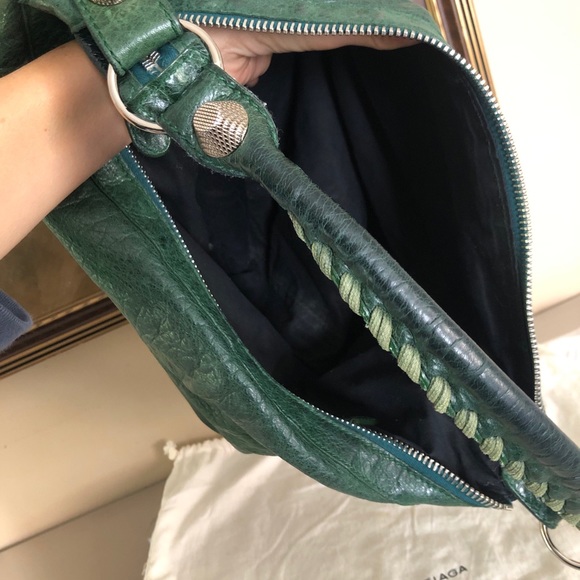 balenciaga green city bag